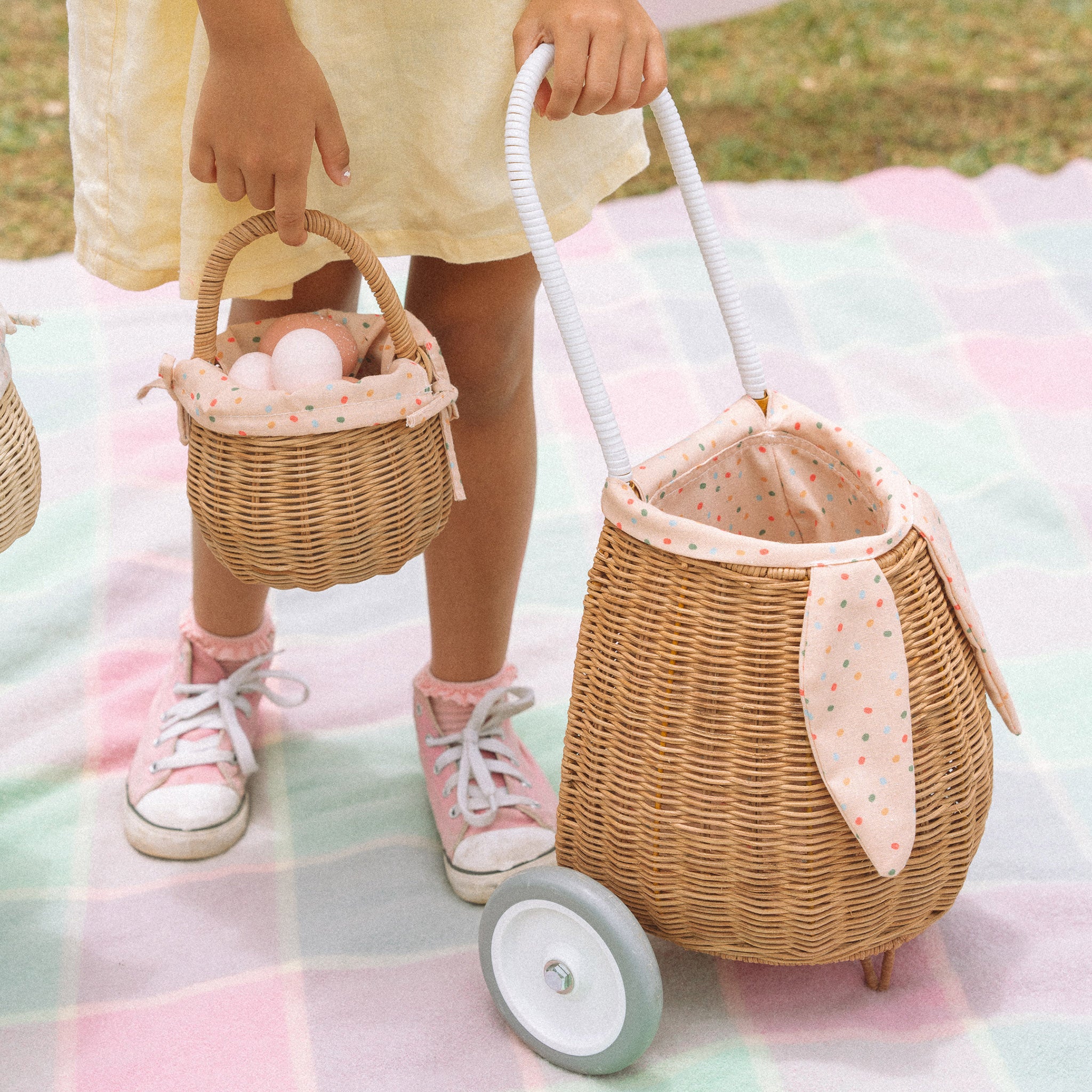 新品✦1点のみ Olli Ella  Apple Basket(Big) 新品✦1点のみ Olli Ella Apple Basket(Big) 【公式通販】
