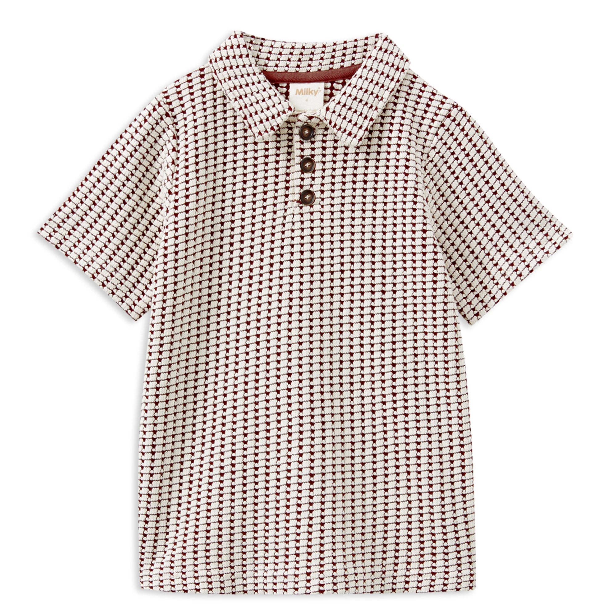 Milky Chocolate Knit Polo