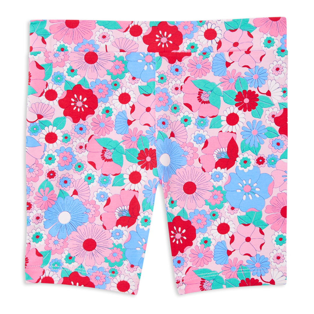 Milky Summer Blooms Bike Short