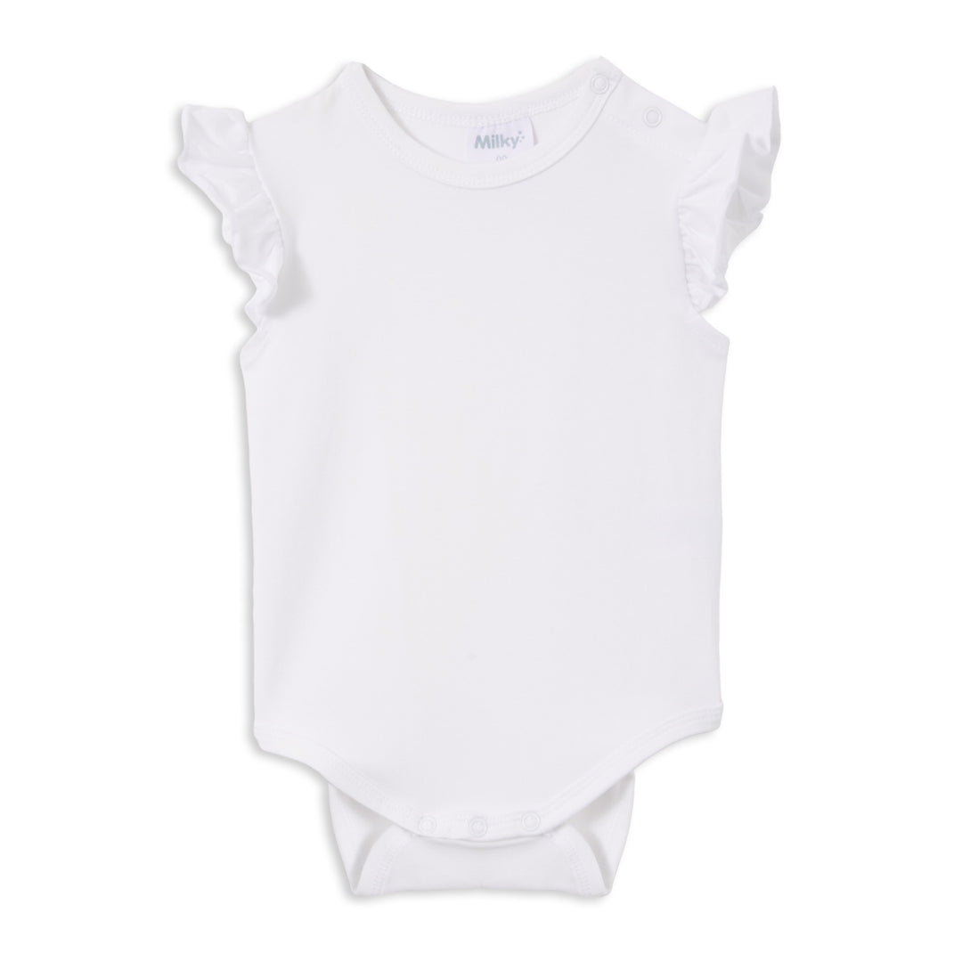 Milky Detail Frill Bubbysuit