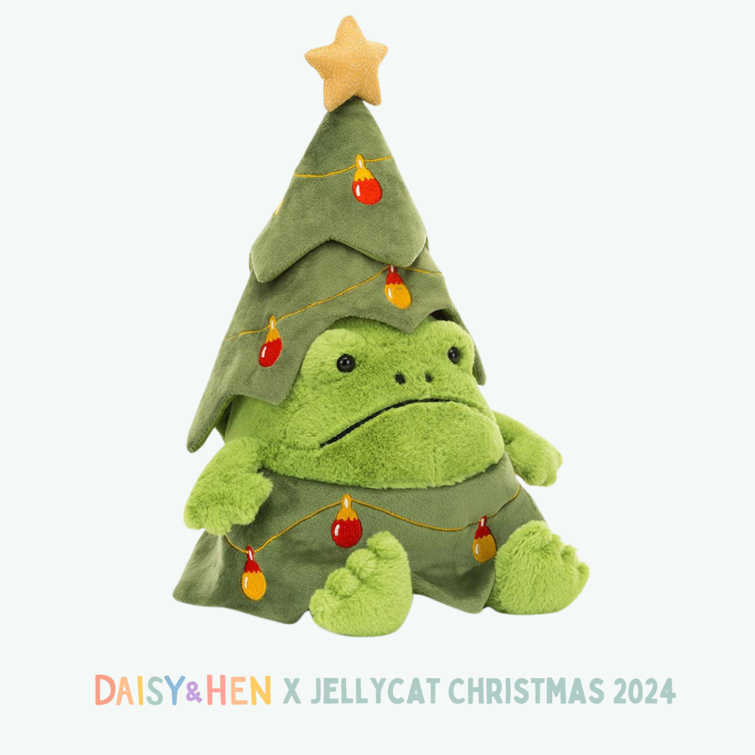 Jellycat Christmas Tree Ricky Rain Frog