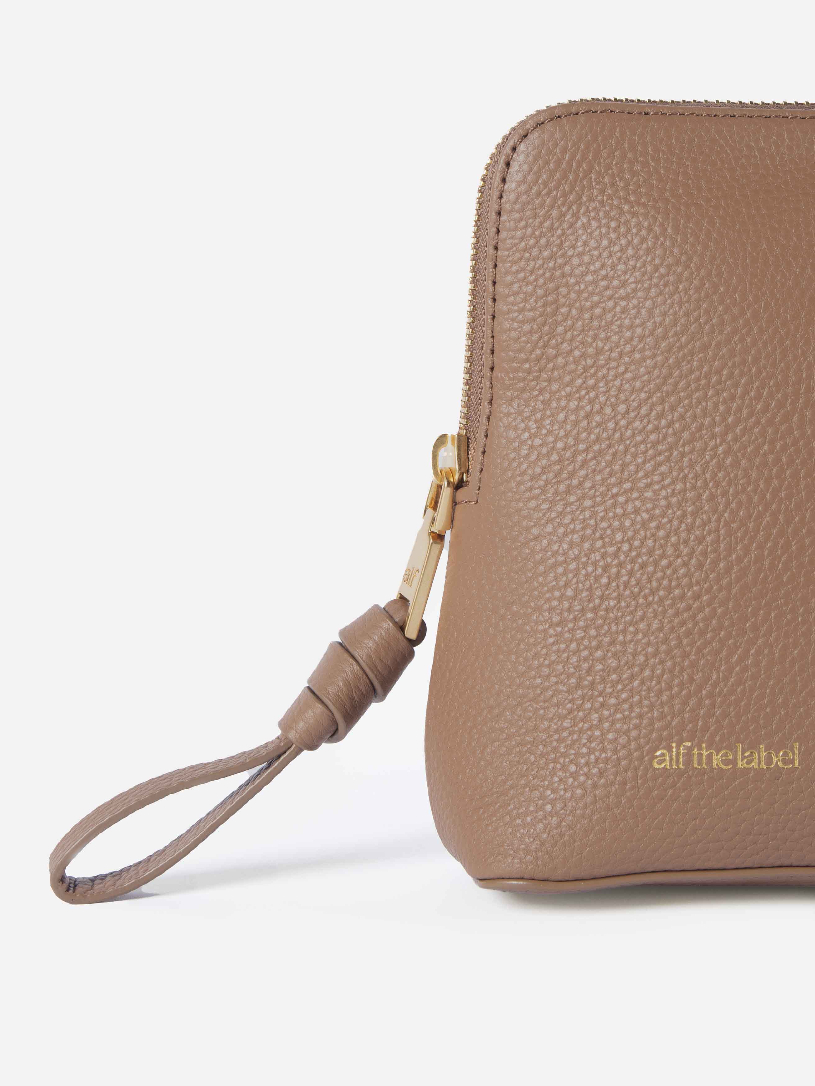 Luxe Medium Pouch - Pecan