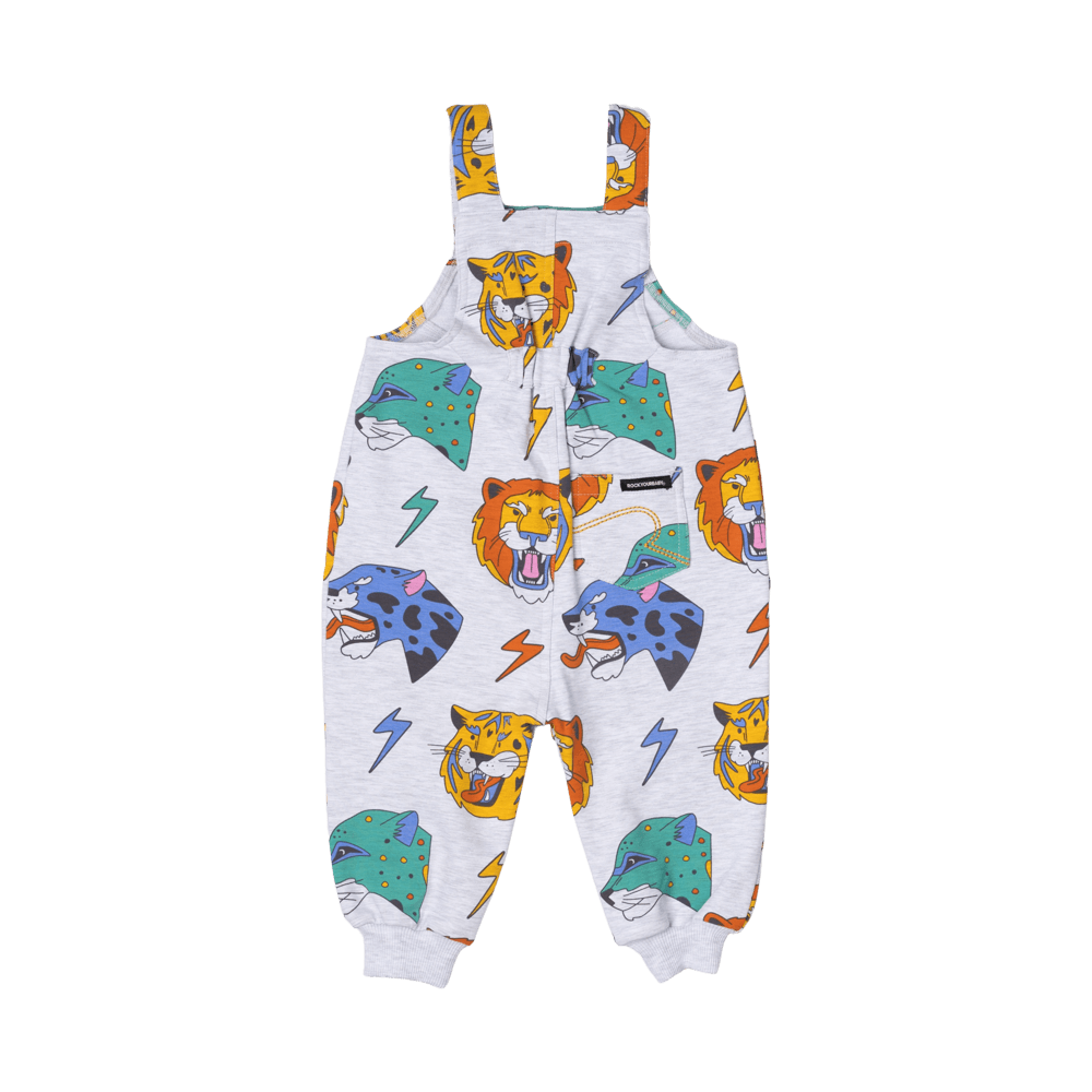 Rock Your Baby Electric Marle Overalls