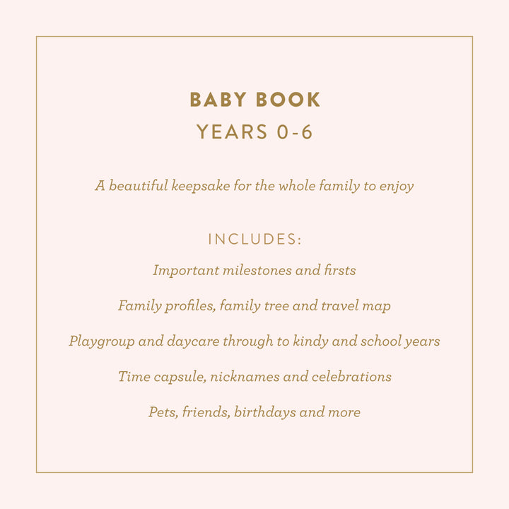 Fox & Fallow Baby Book - Biscuit (Boxed)
