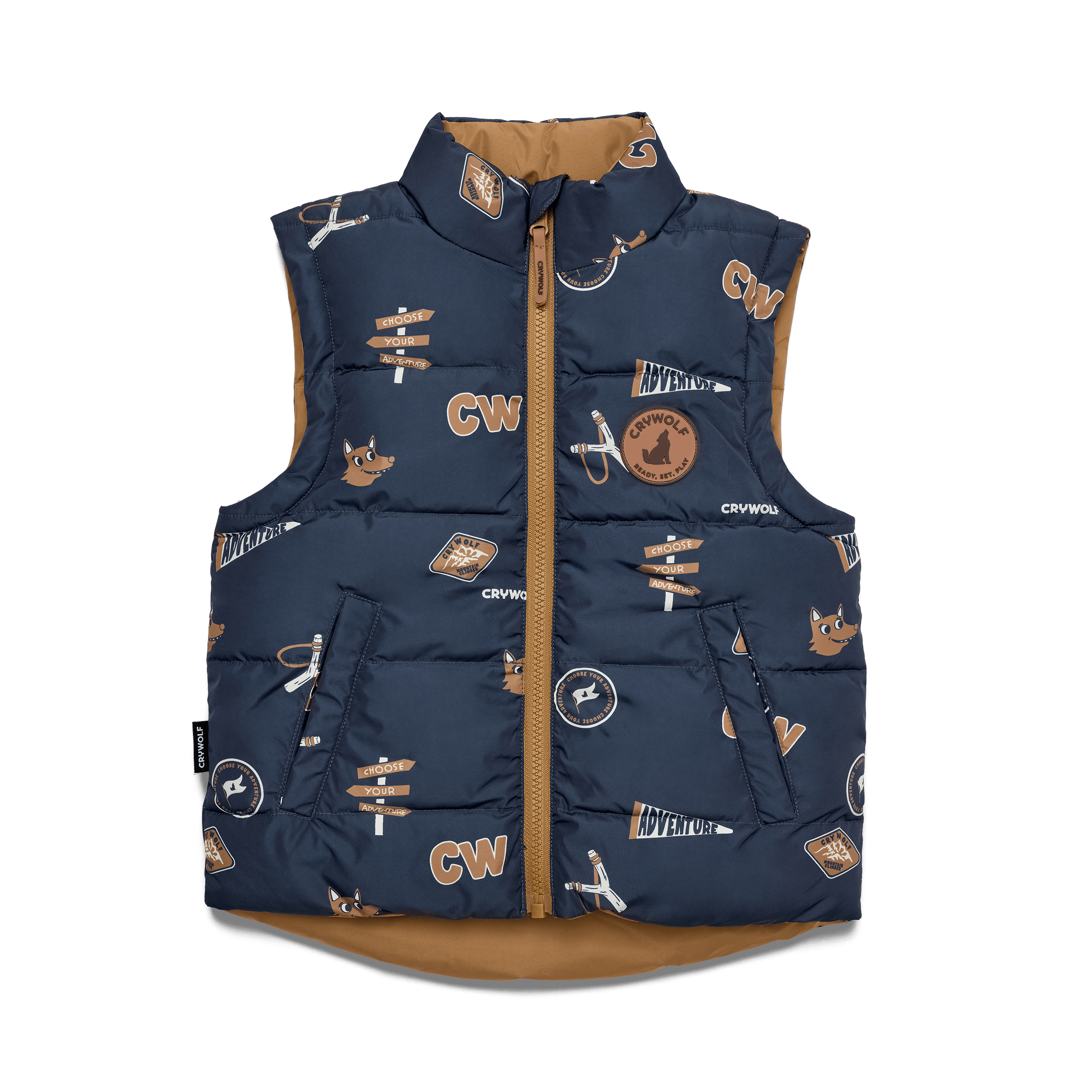 Crywolf Reversible Vest - Choose Your Adventure