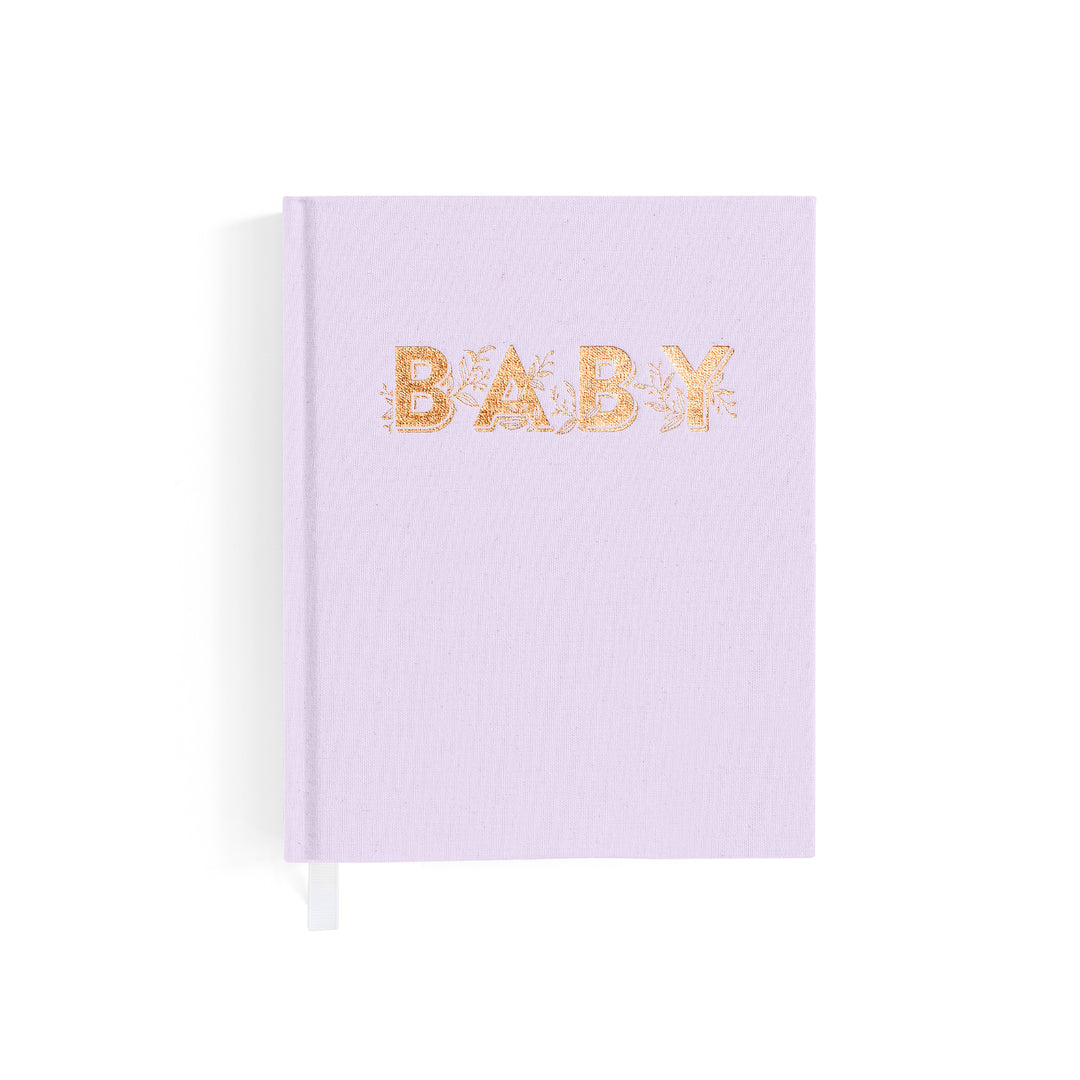 Fox & Fallow Mini Baby Book - Lilac (Boxed)
