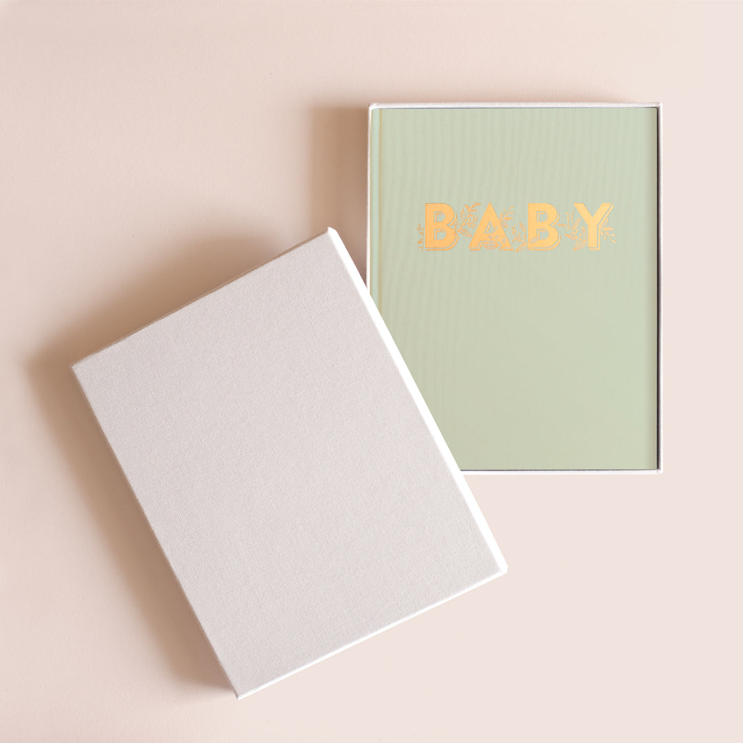 Fox & Fallow Baby Book - Pistachio (Boxed)