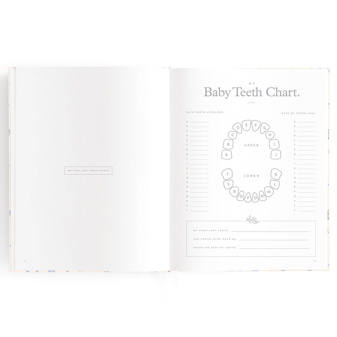 Fox & Fallow Baby Book - Forget Me Not