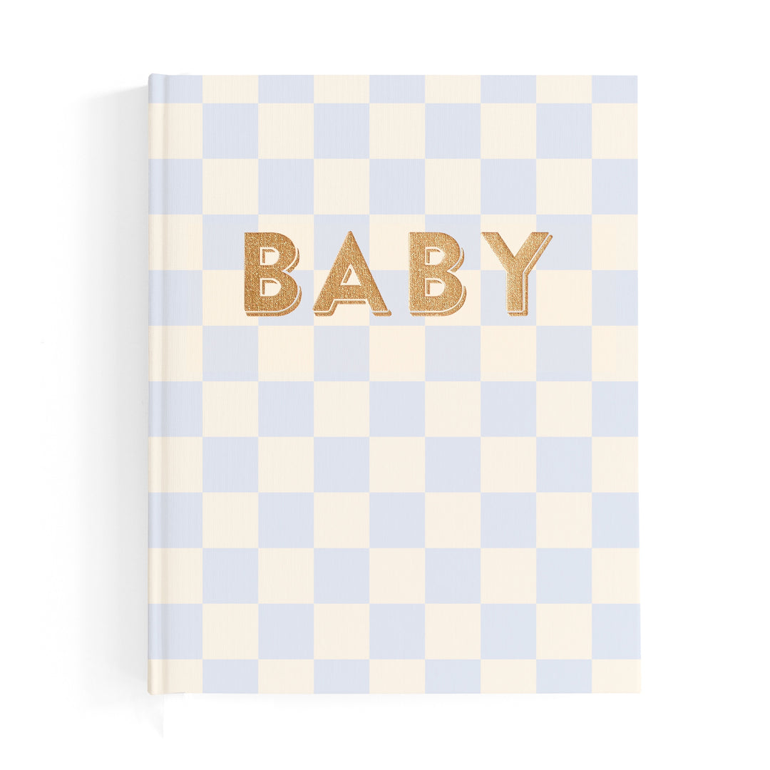 Fox & Fallow Baby Book - Blue Check