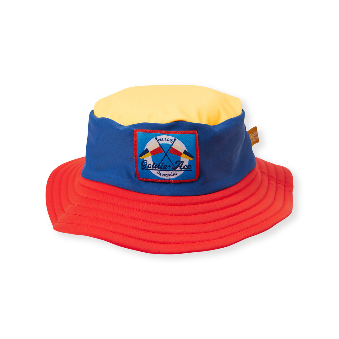 Goldie + Ace Nautical Flag Swim Bucket Hat