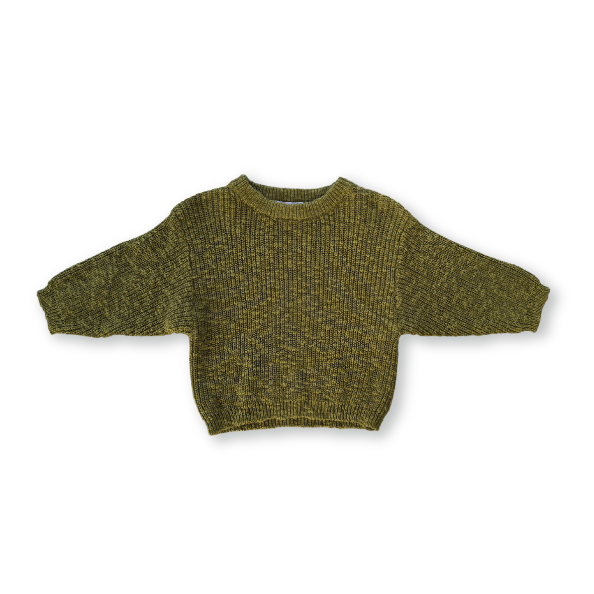 Grown Chunky Rib Organic Pull Over - Herb