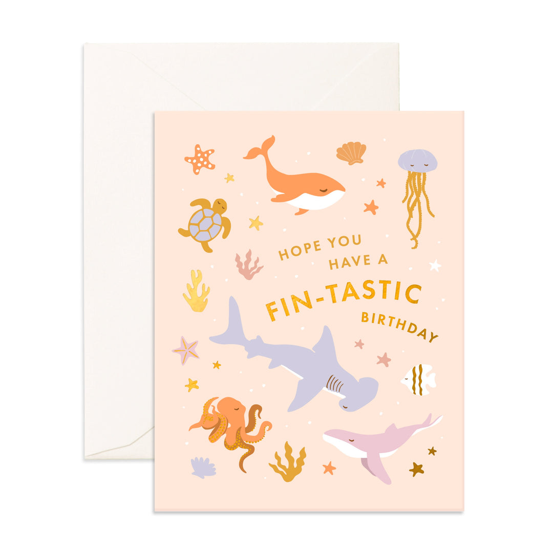 Fin-tastic Birthday Greeting Card