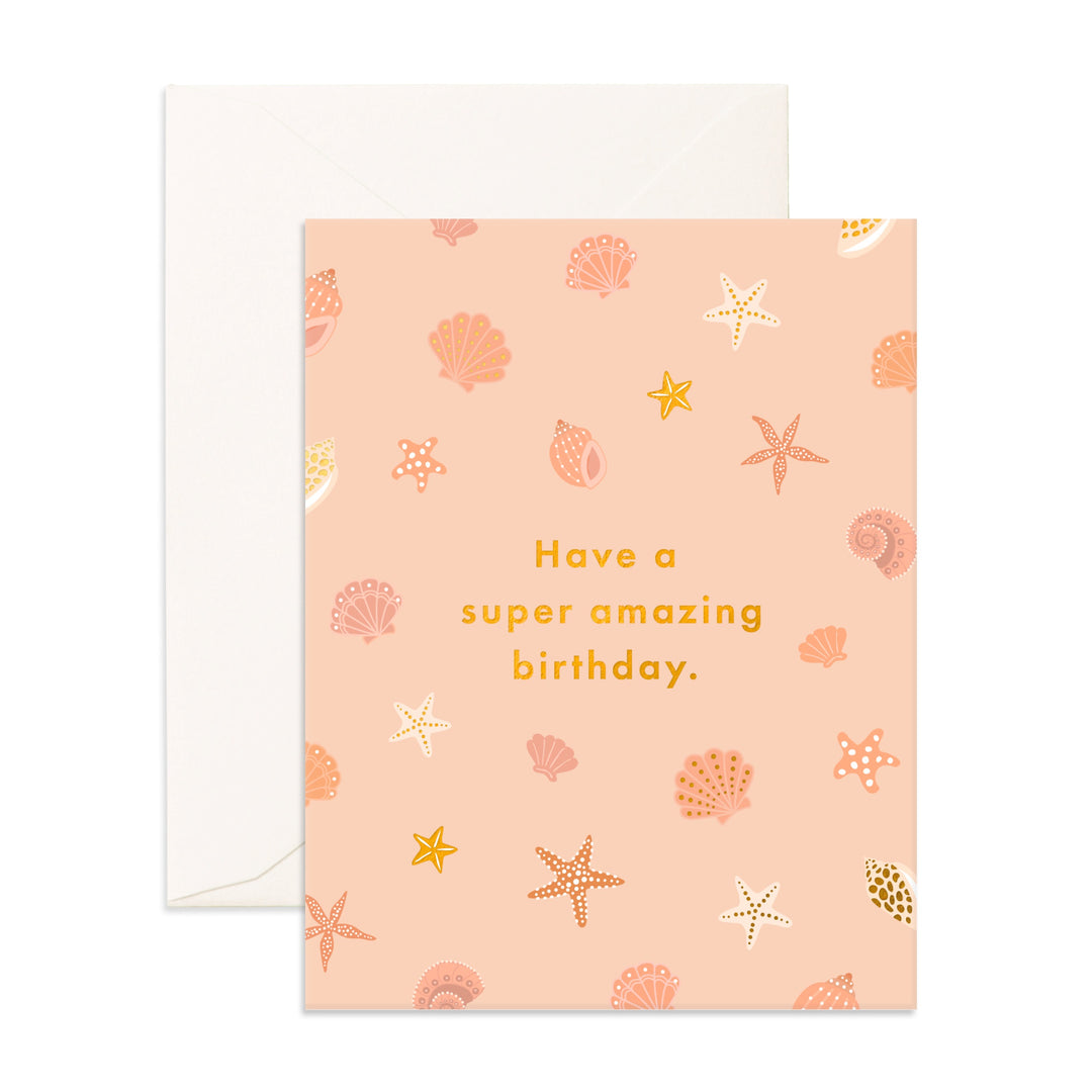 Amazing Birthday Shells Greeting Card