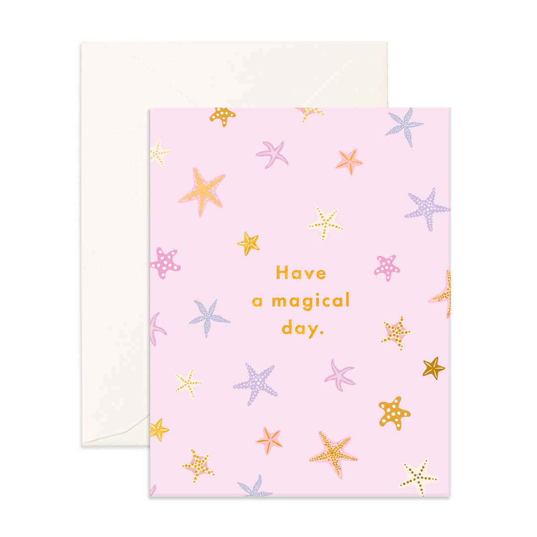 Magical Day Starfish Greeting Card