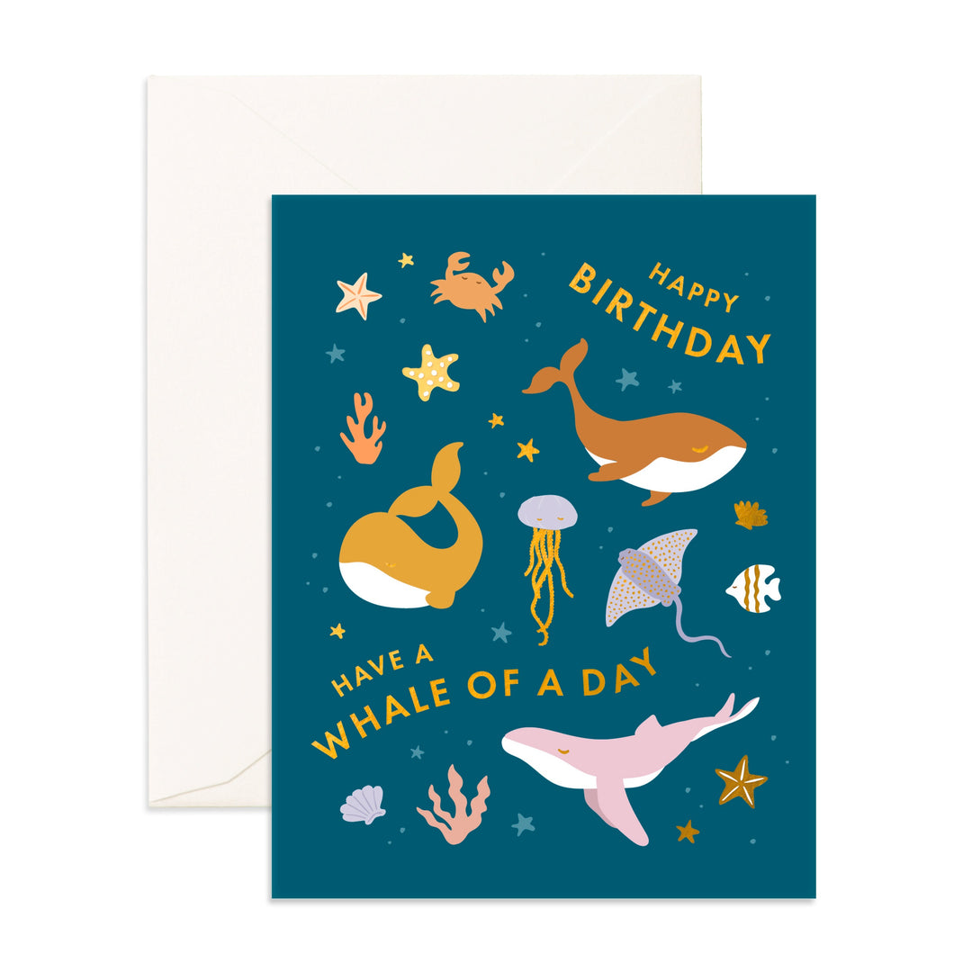 Whale Of A Day Greeting Card