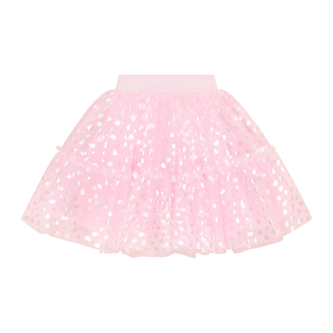 Huxbaby Shimmer Hearts Party Skirt