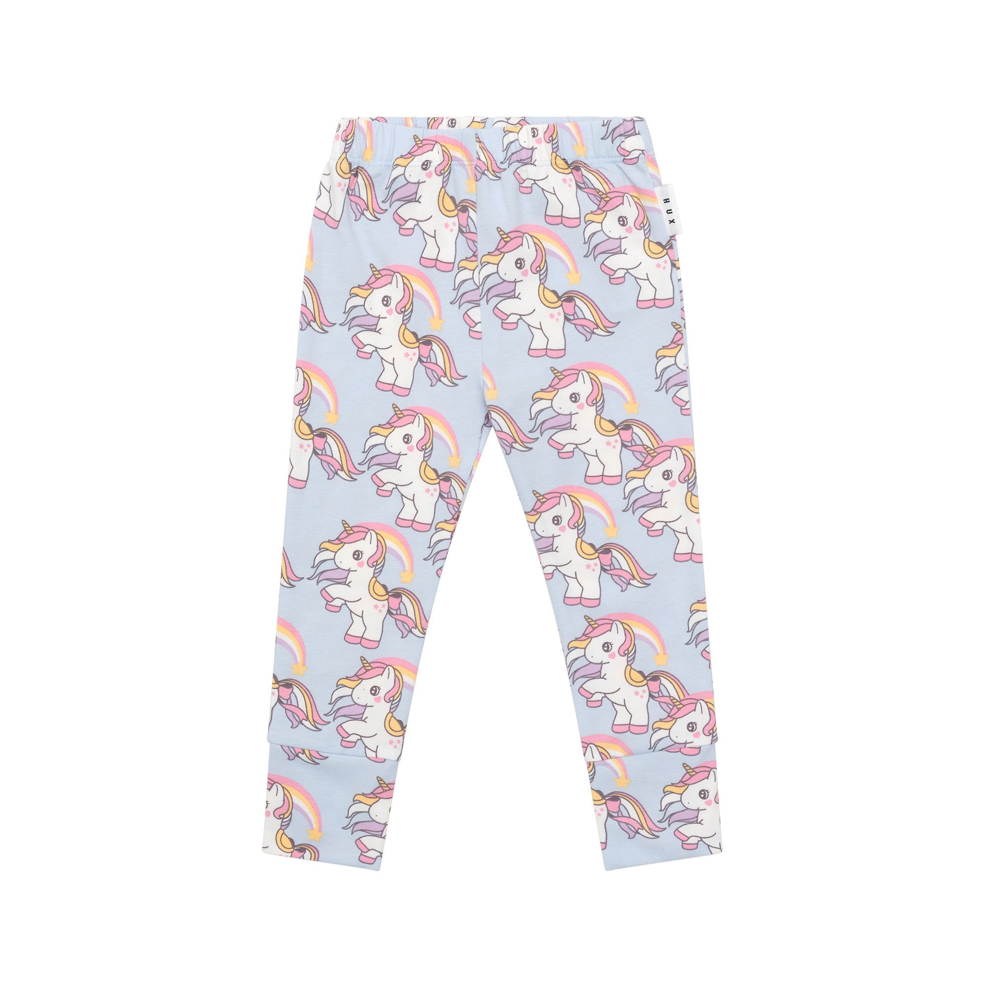 Rainbow Unicorn Legging - Ice Water