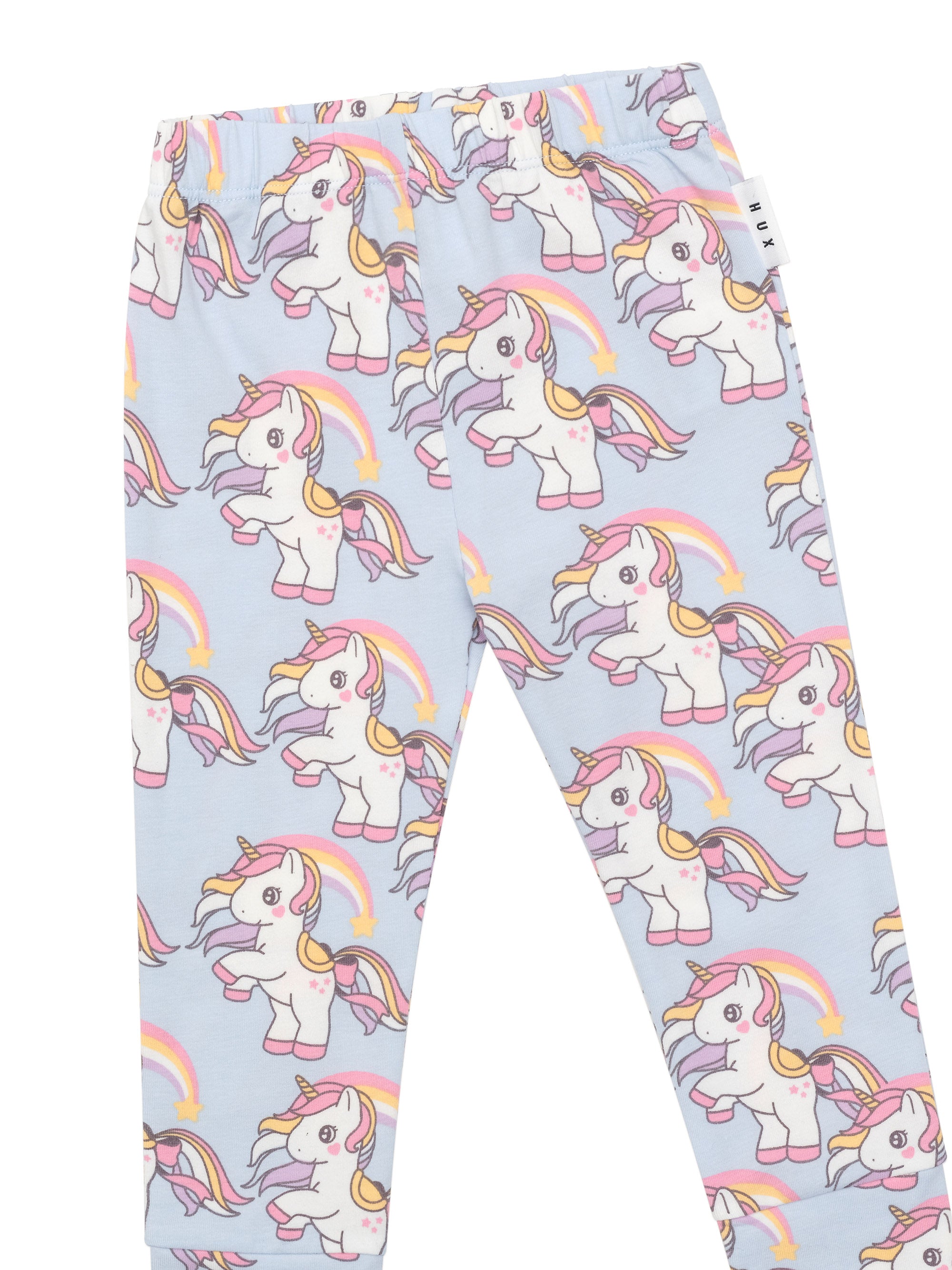Rainbow Unicorn Legging - Ice Water