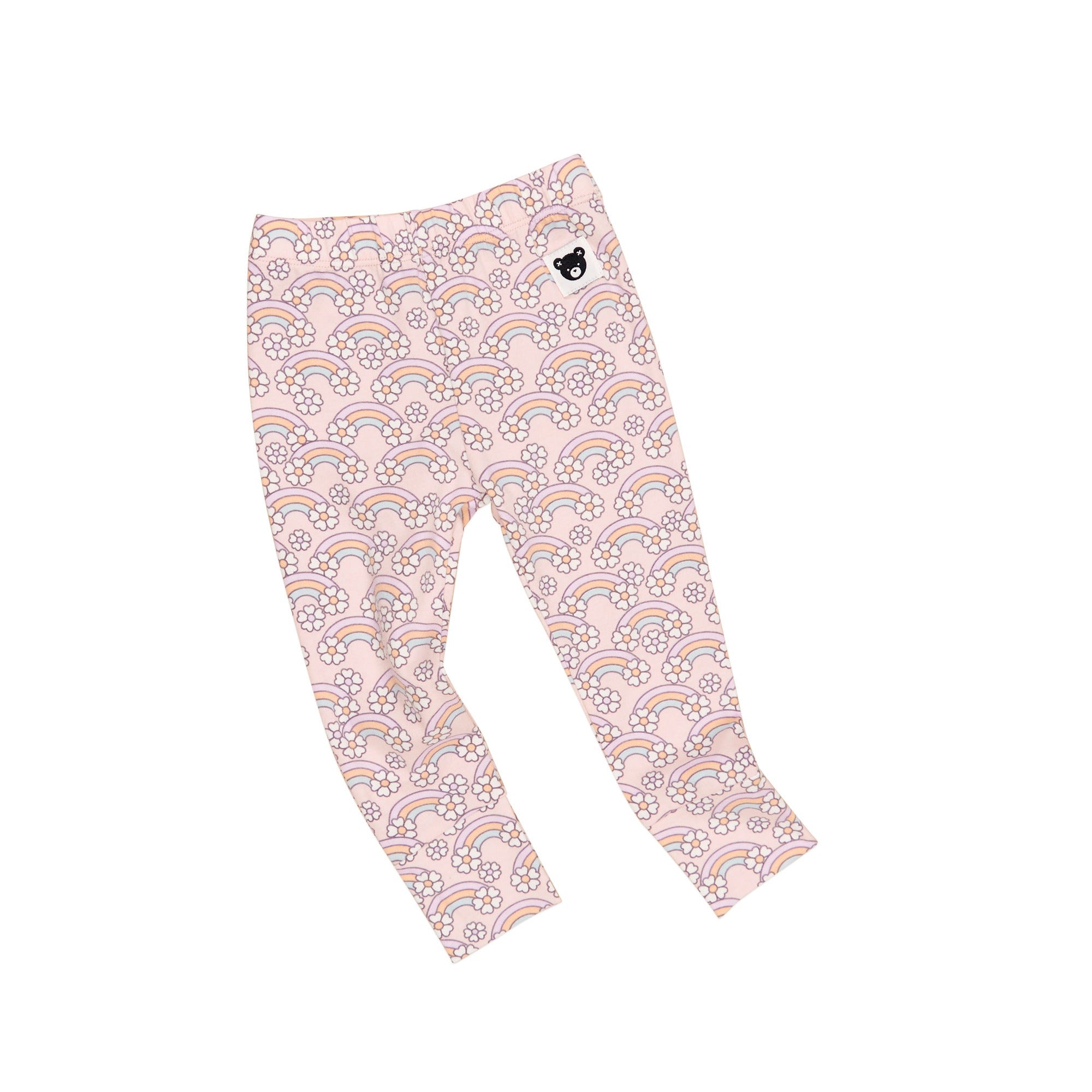 Flowerbow Legging - Pink Pearl