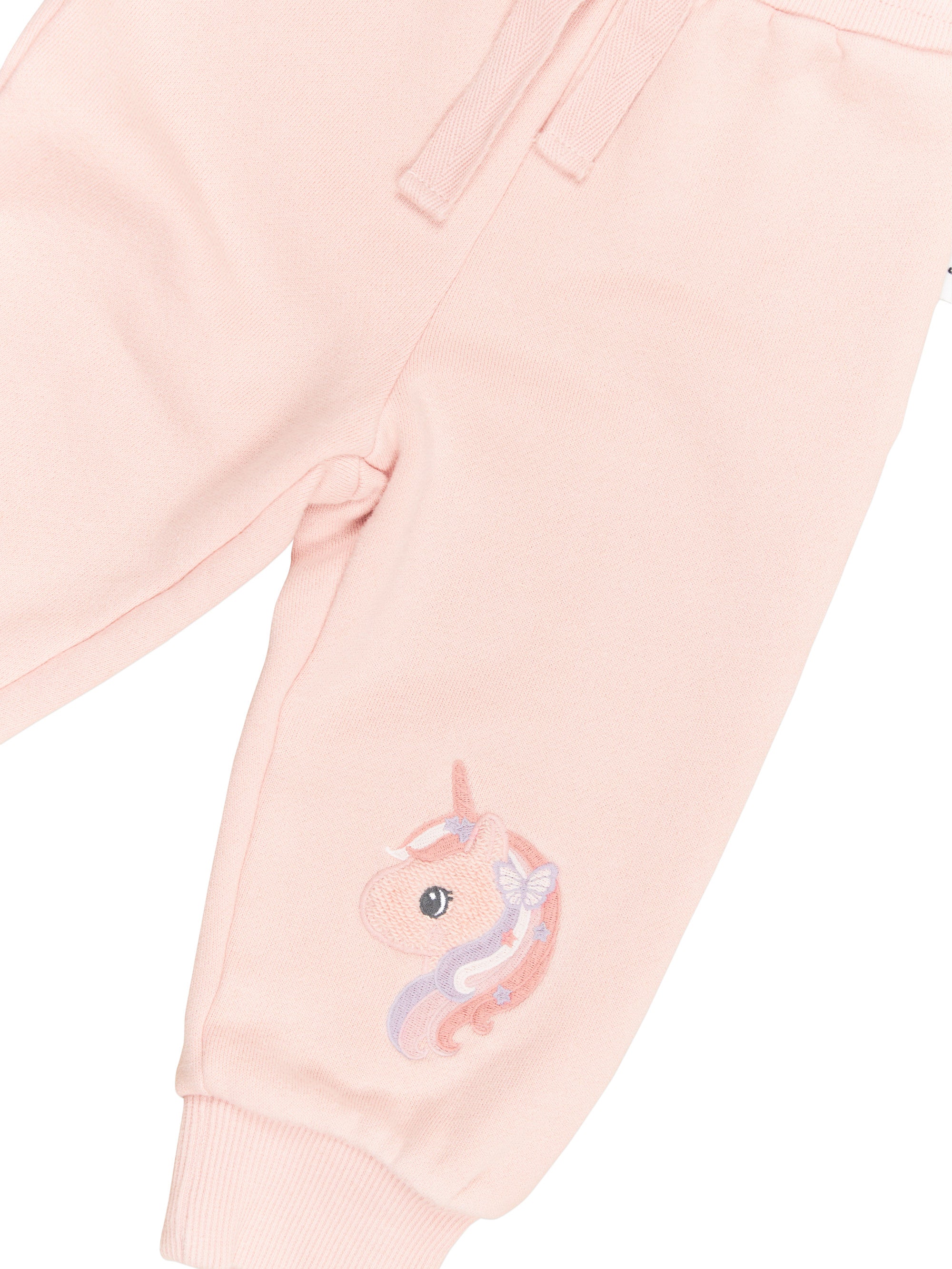 Mystic Unicorn Retro Track Pant - Washed Rosebud