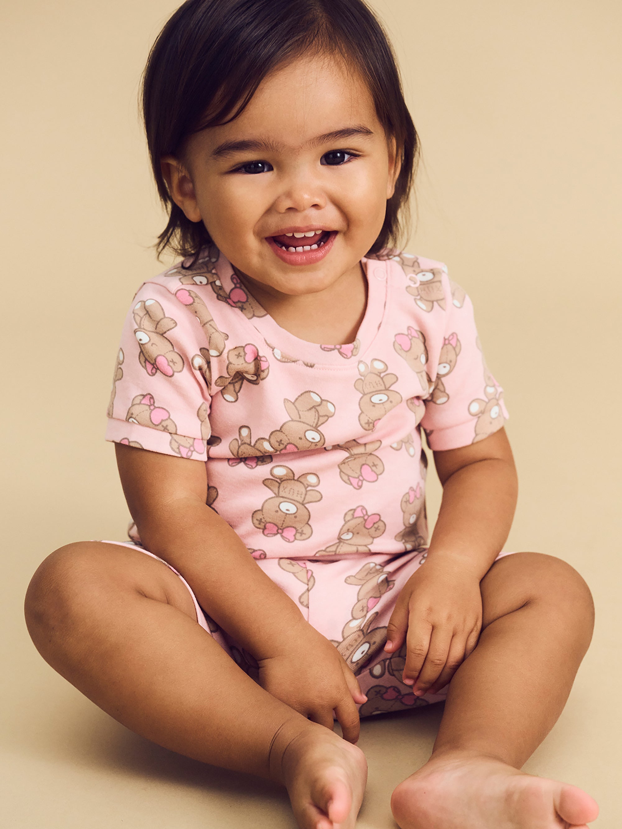 Teddy Hux Pyjamas - Candy