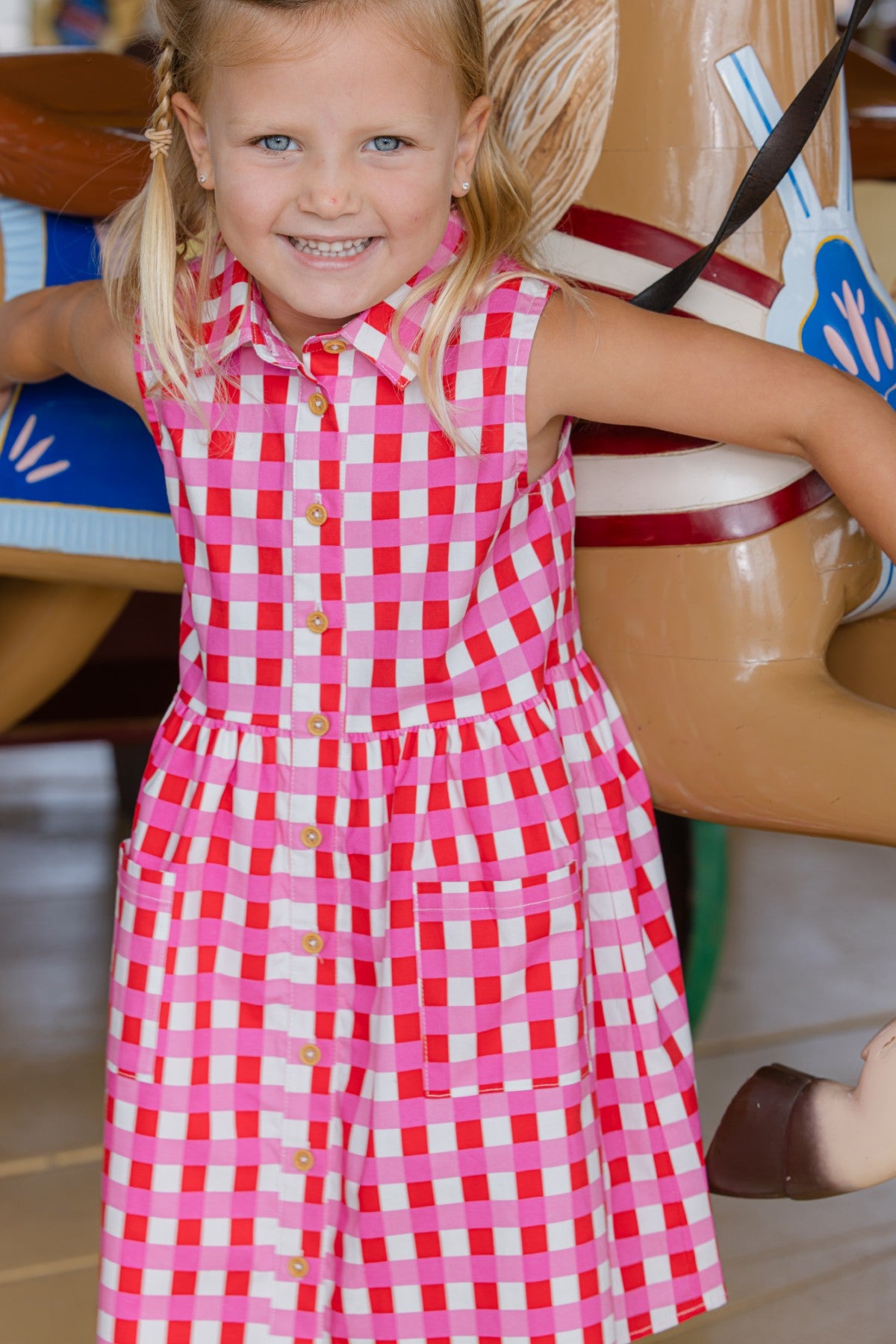 Lollipop Check Dress