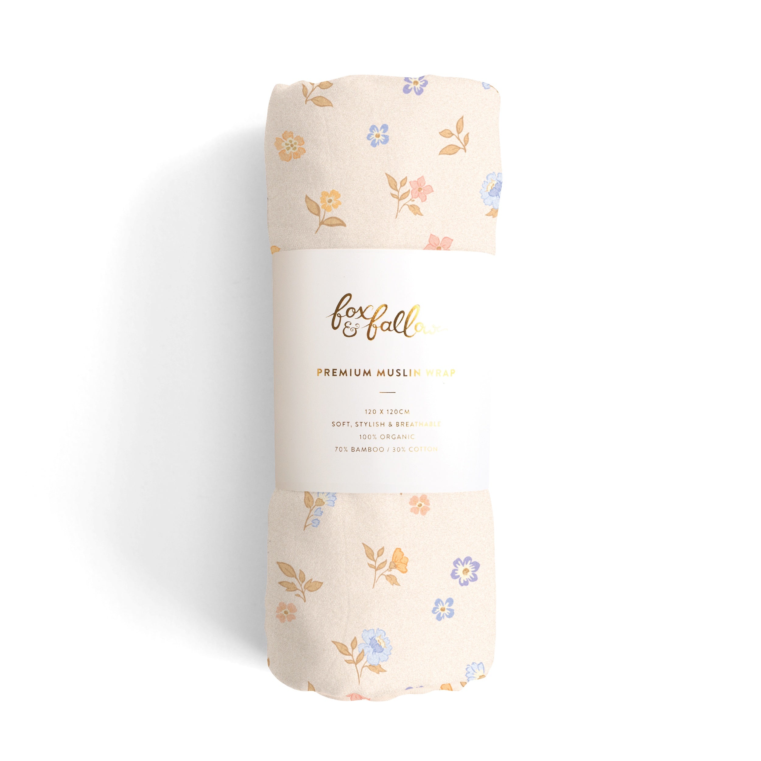 Fox & Fallow Organic Muslin Wrap - Meadow