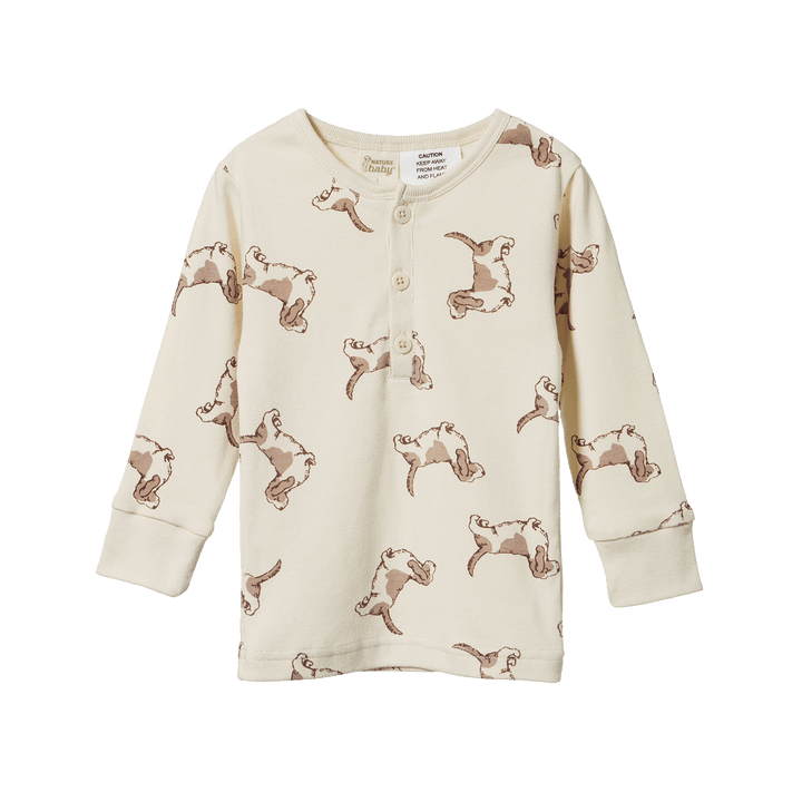 Nature Baby Long Sleeve Pyjamas - Happy Hounds Print