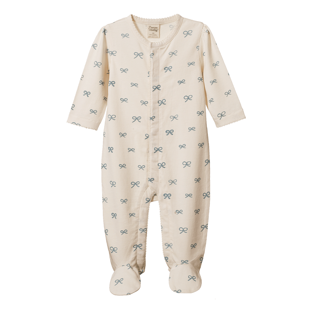 Nature Baby Lucy Suit - Ribbons Star Dew Print