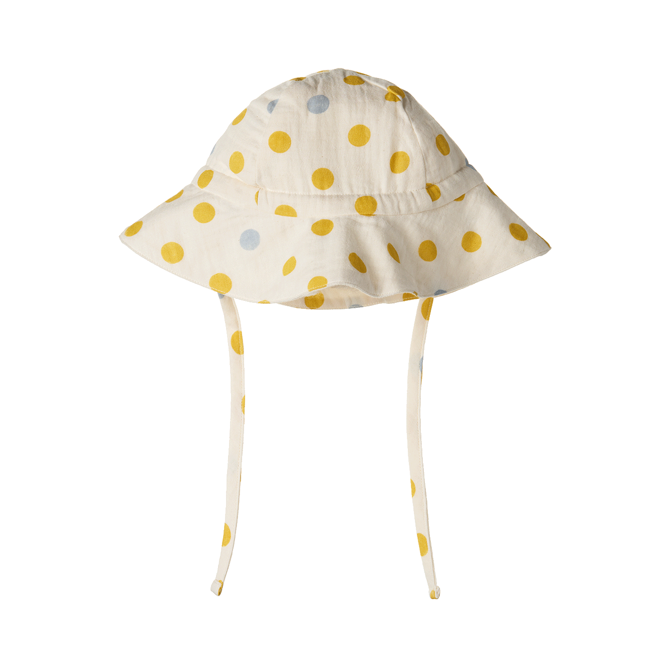 Crinkle Muslin Sunhat - Summer Polka Dot Print