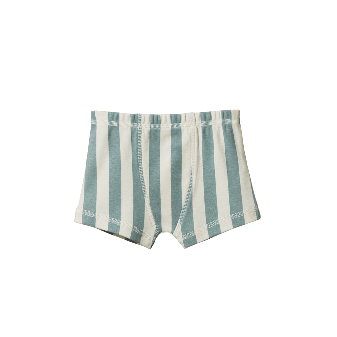 Nature Baby Boxer Shorts - Star Dew Stripe
