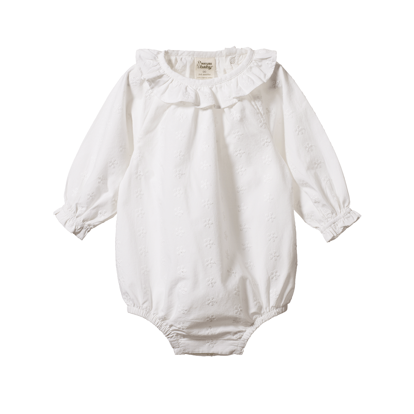 Nature Baby Meadow Bodysuit - Ivory Flora