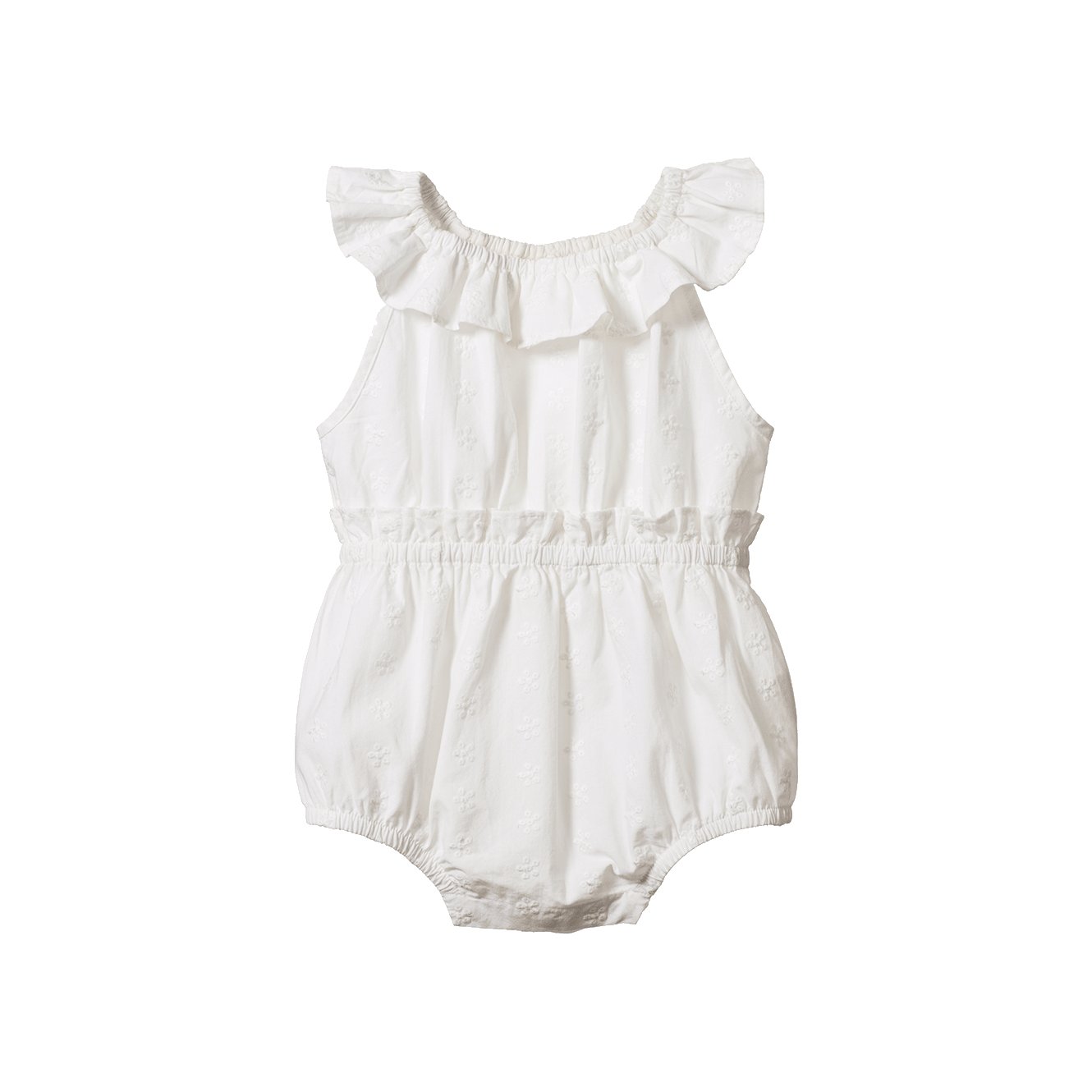 Nature Baby Plum Suit - Ivory Flora