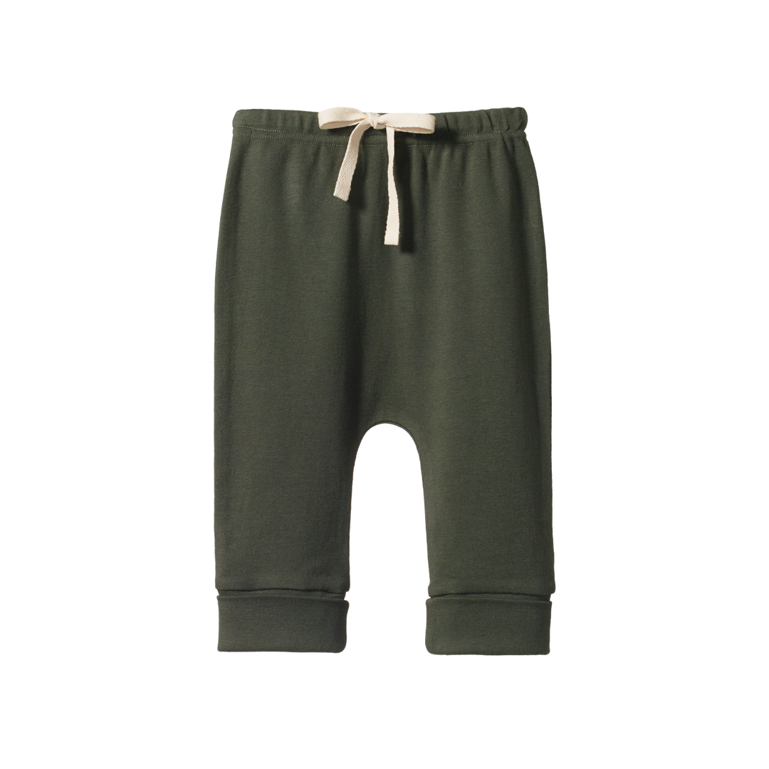 Nature Baby Drawstring Pants - Thyme