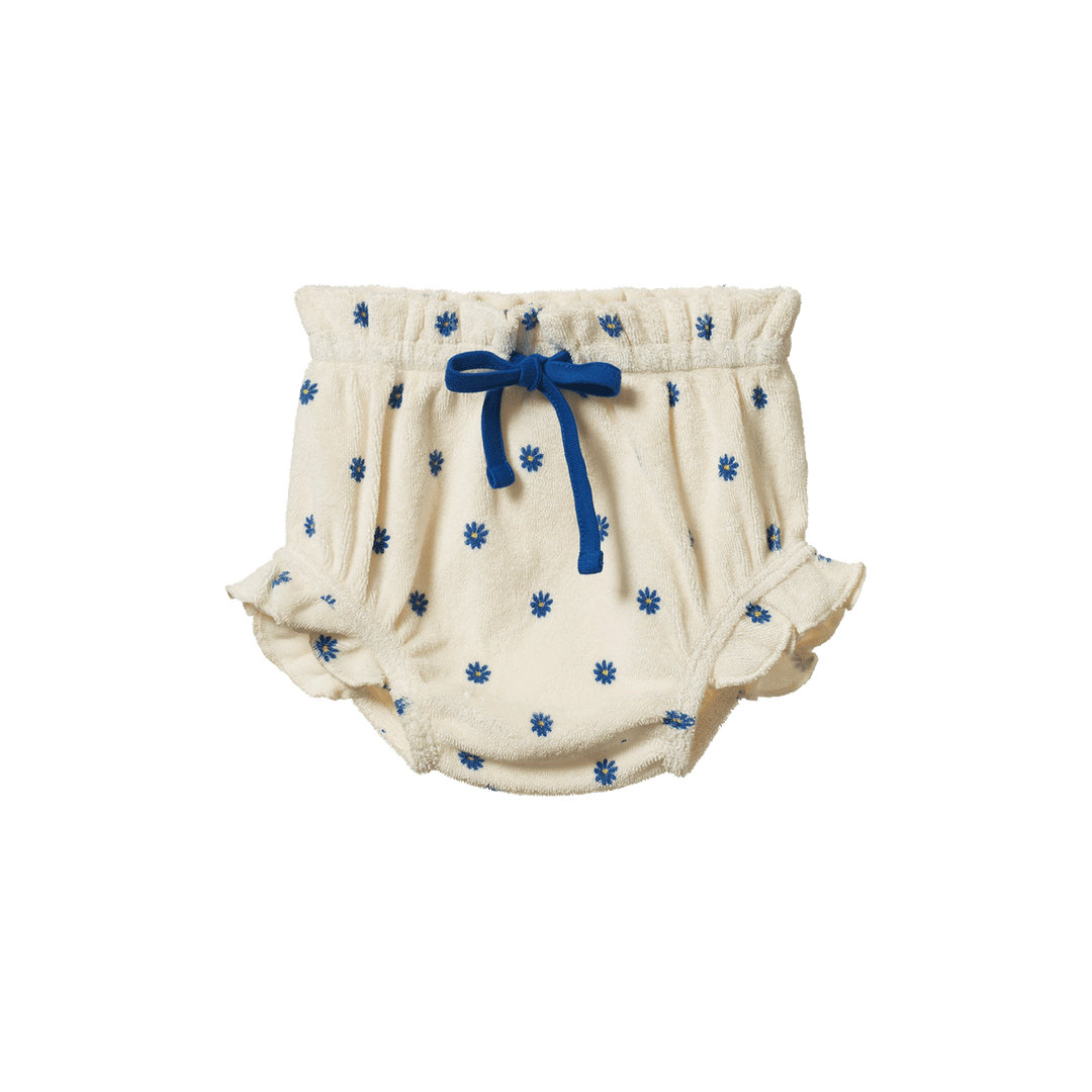 Nature Baby Terry Bloomers - Daisy Daze Blue Print