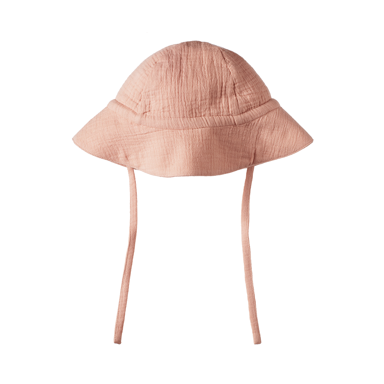 Crinkle Muslin Sunhat - Rose Dust