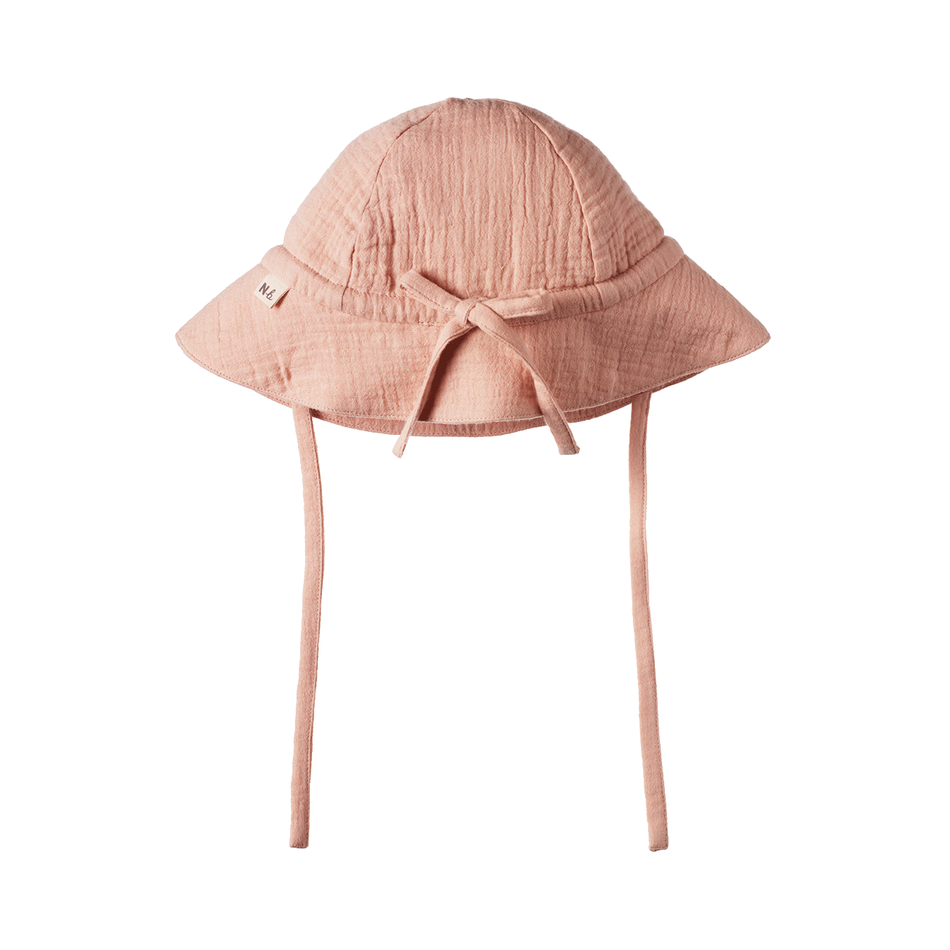 Crinkle Muslin Sunhat - Rose Dust
