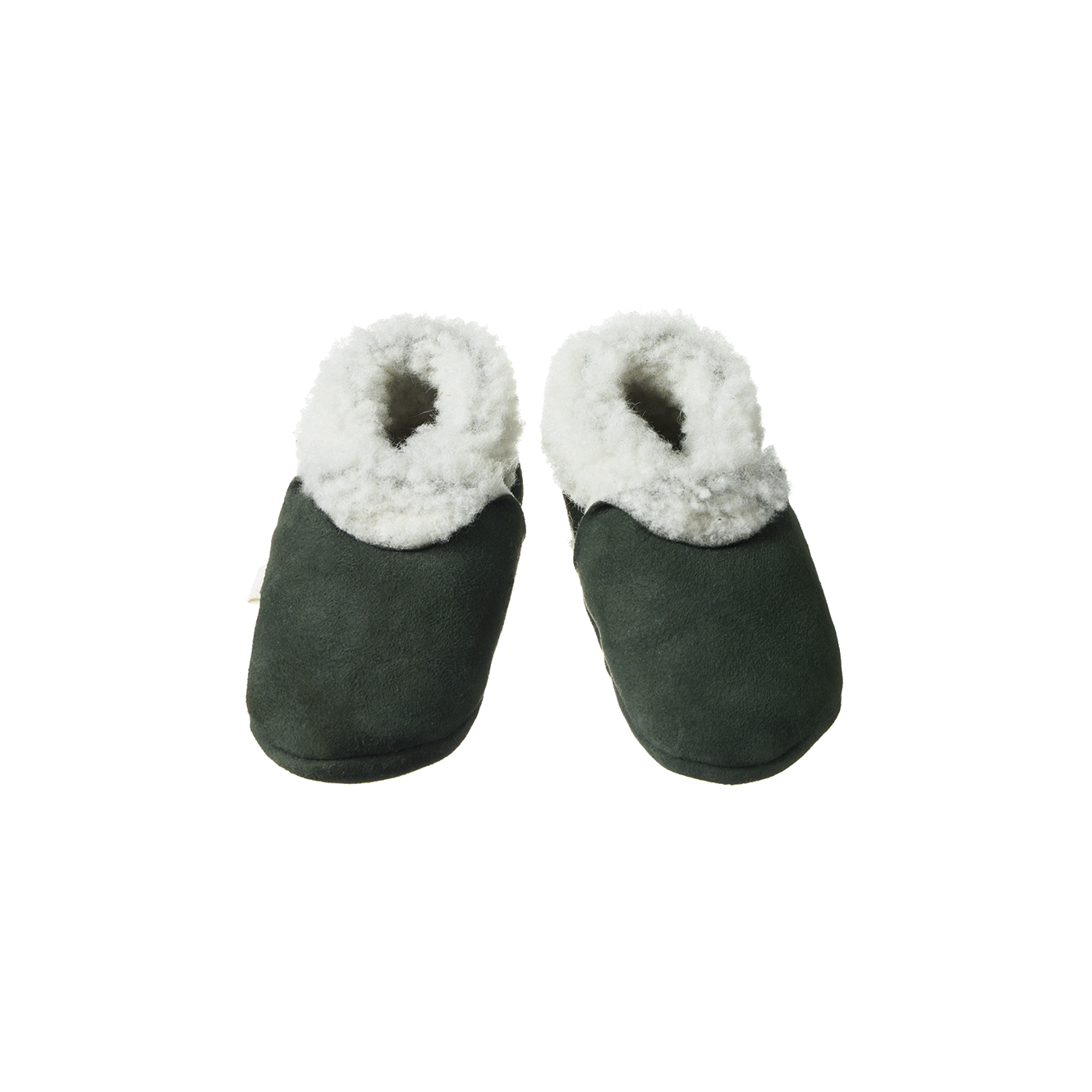 Nature Baby Lambskin Booties - Thyme