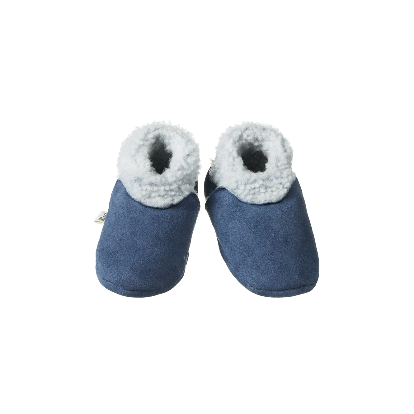 Nature Baby Lambskin Booties - Vintage Indigo