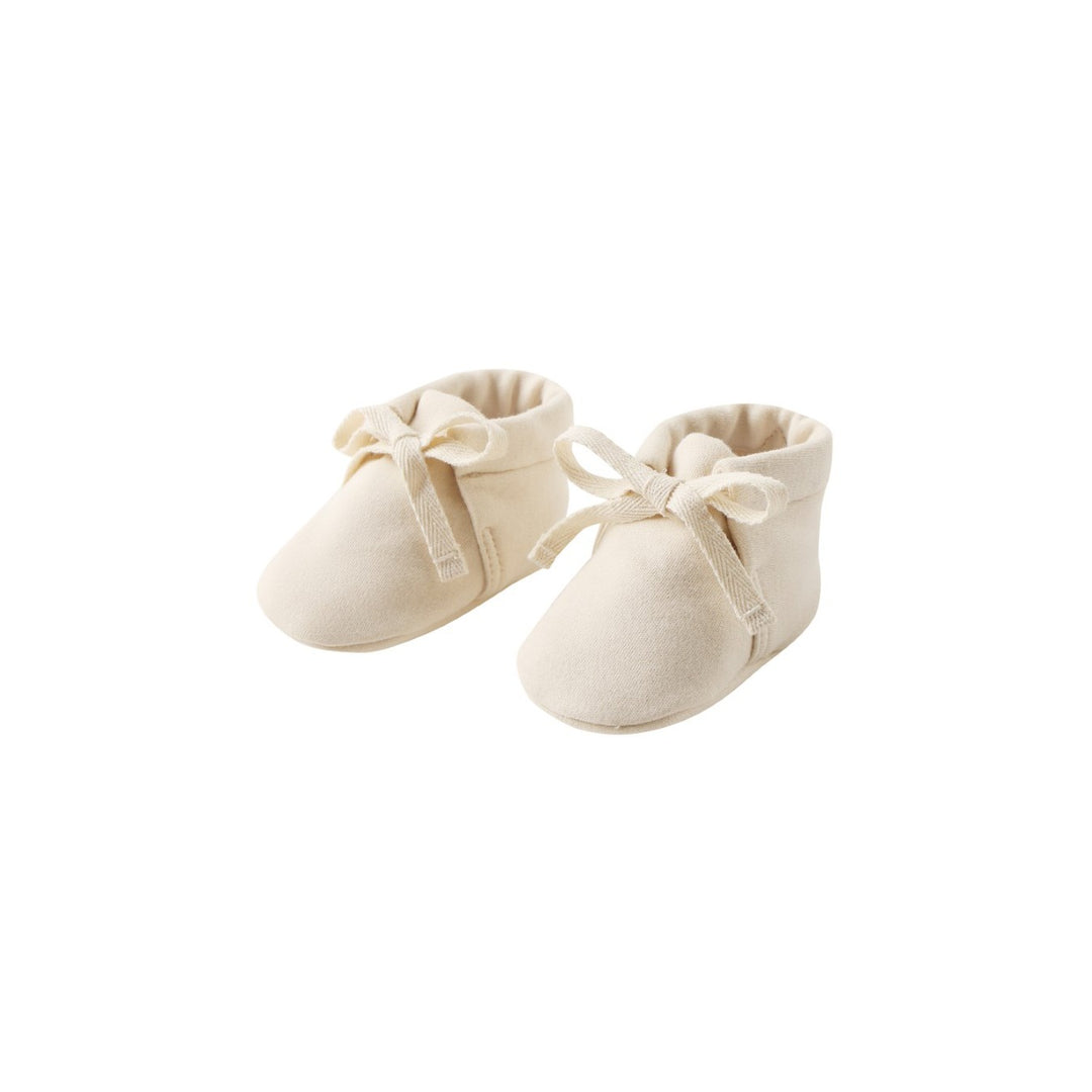 PRE-ORDER Quincy Mae Baby Booties || Natural