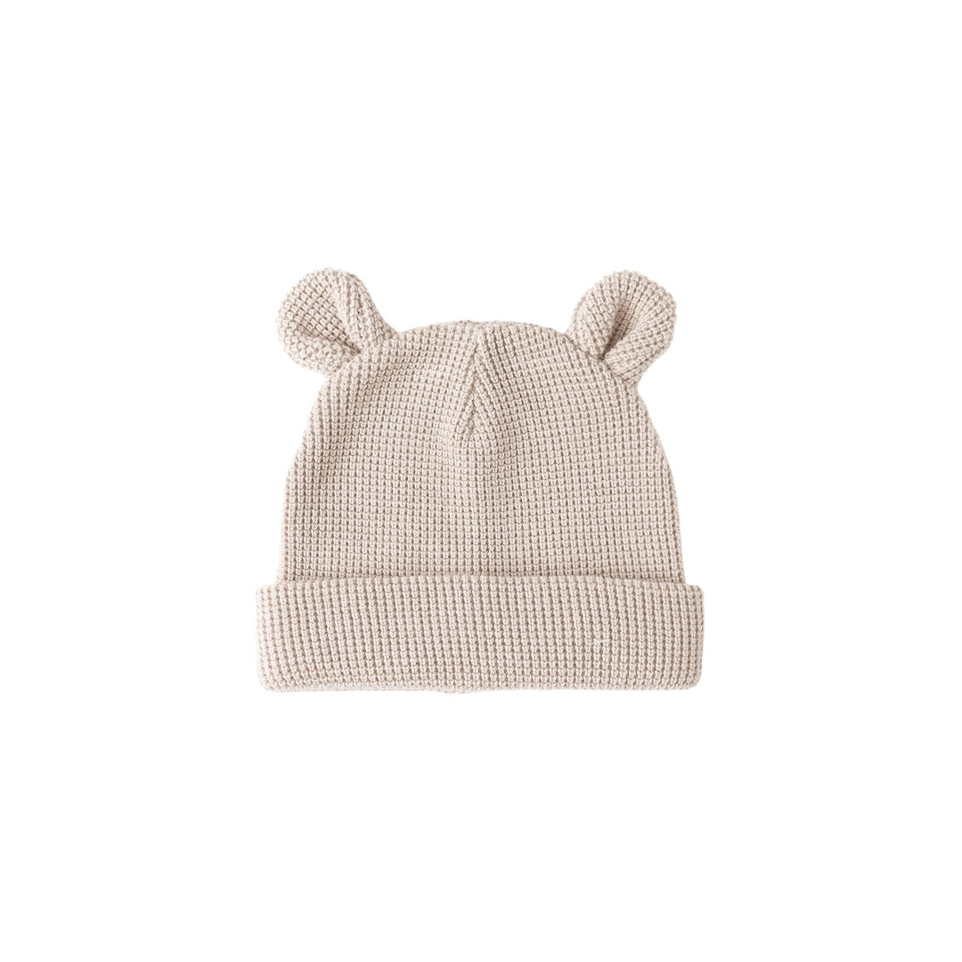 PRE-ORDER Quincy Mae Baby Bear Beanie - Oat