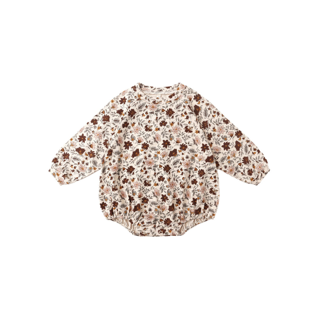 PRE-ORDER Rylee + Cru Crewneck Romper || Posy