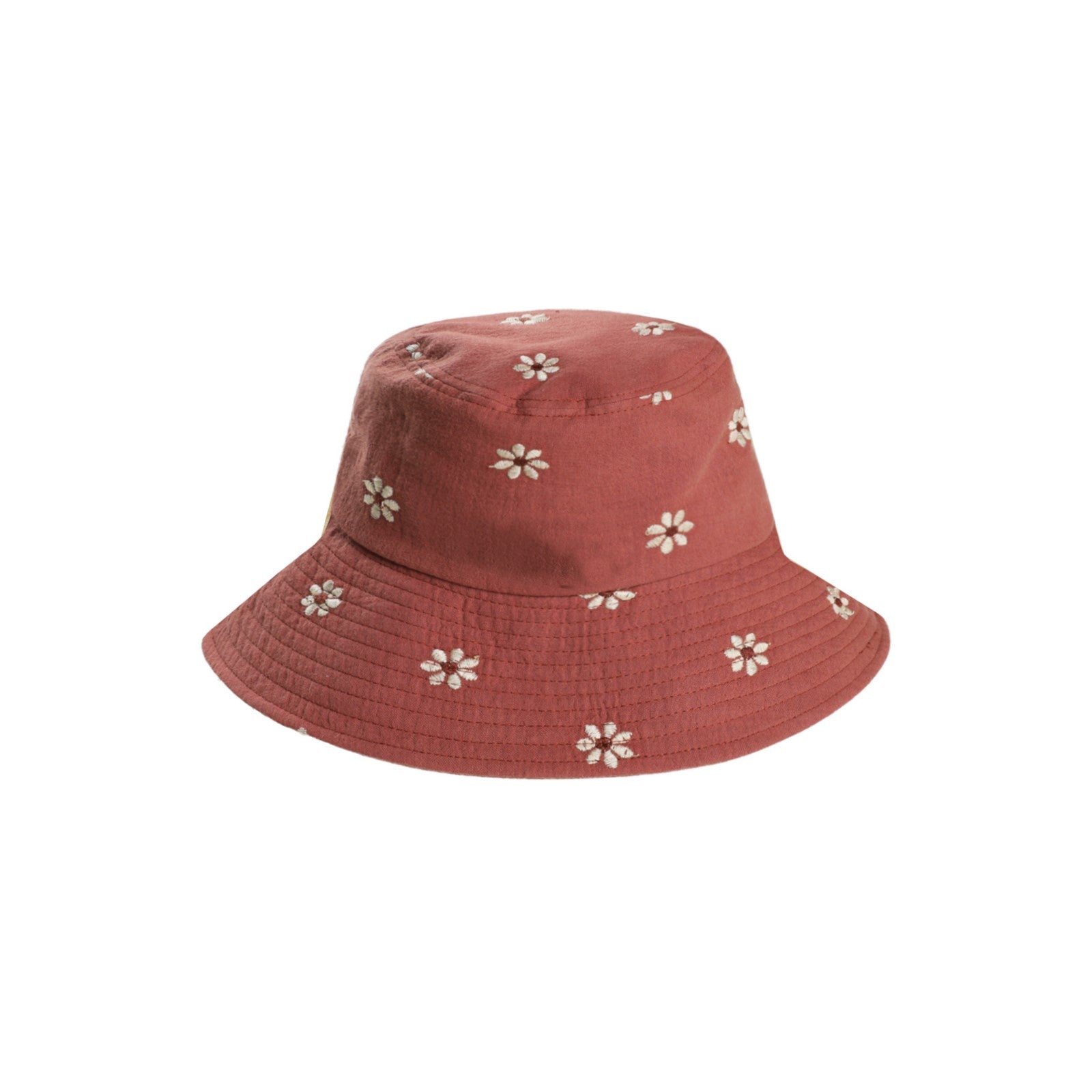 Bucket Hat - Embroidered Daisies