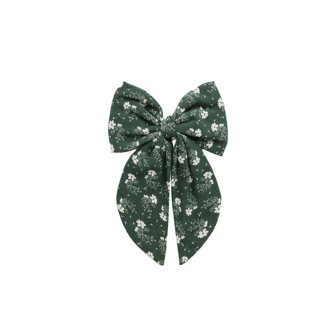PRE-ORDER Rylee + Cru Oversized Bow | Green Ditsy