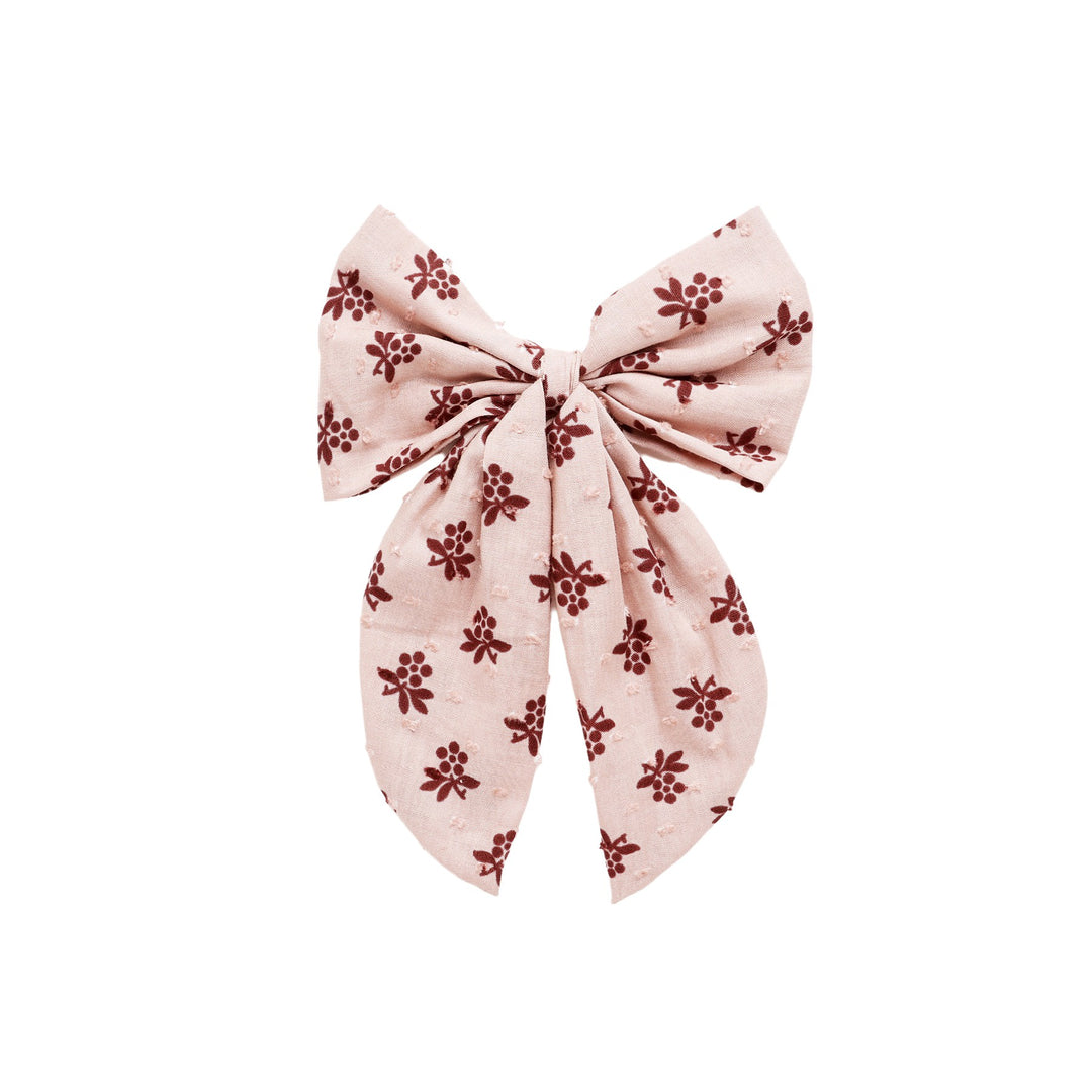 PRE-ORDER Rylee + Cru Oversized Bow | Blush Fleur