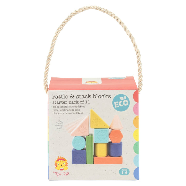 Rattle and Stack Blocks - Starter | 11 Pack