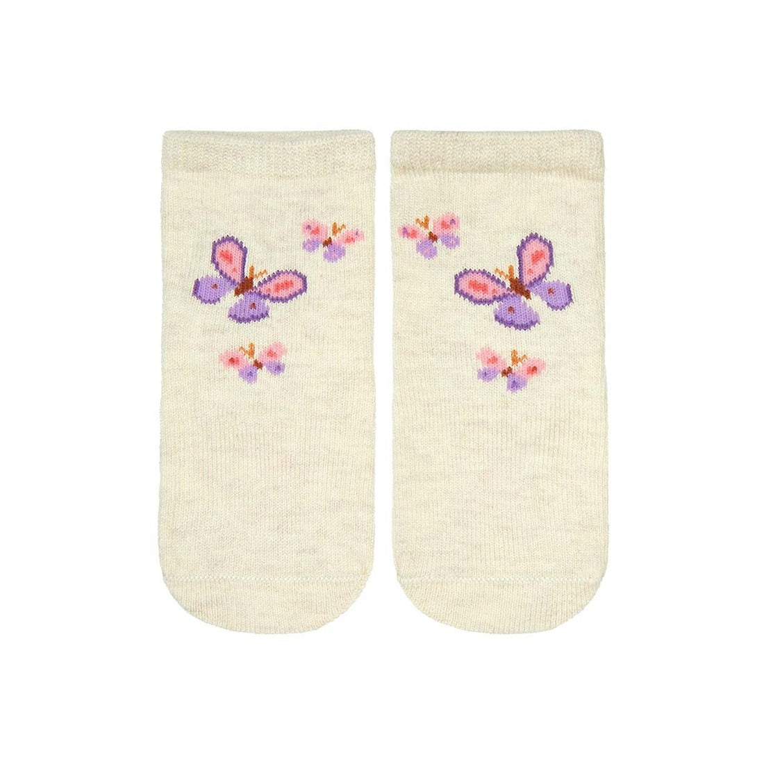 Toshi Organic Socks Ankle - Jacquard / Butterfly Bliss