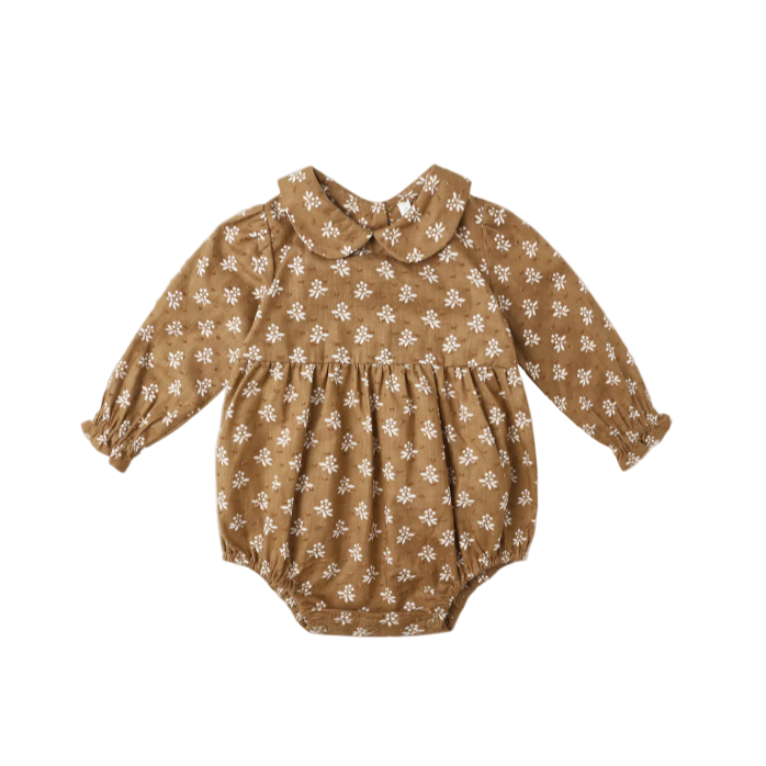 PRE-ORDER Rylee + Cru Cora Romper || Golden Fleur