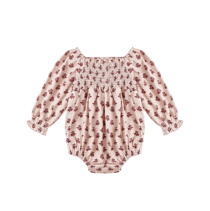 PRE-ORDER Rylee + Cru Adelaide Romper || Blush Fleur
