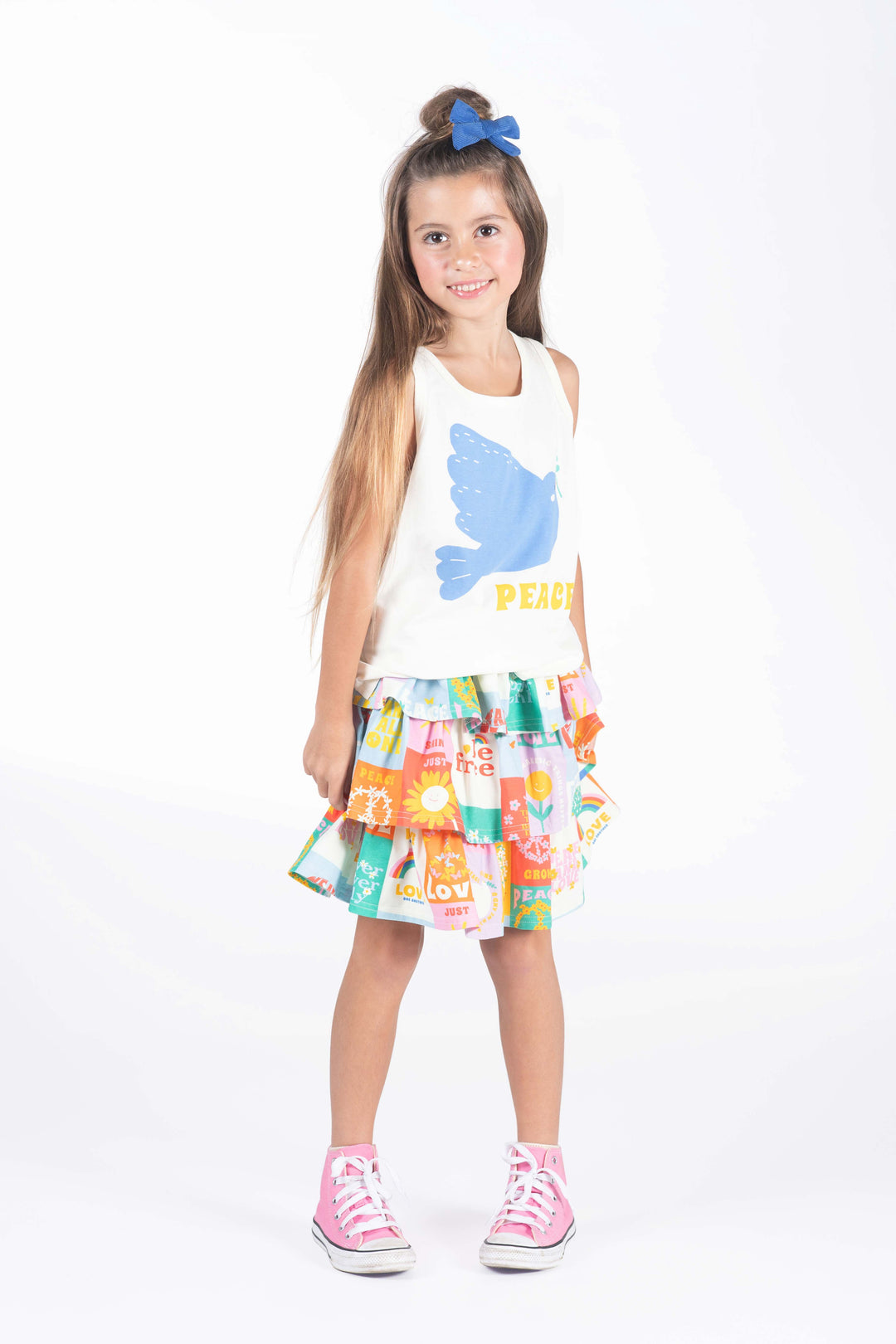 Rock Your Baby Peace & Love Skirt
